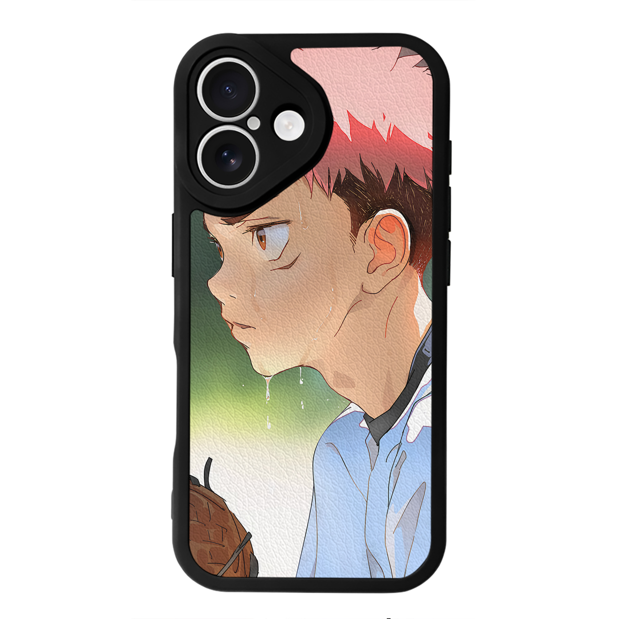 （画像用） 呪術廻戦 Jujutsu Kaisen 【iPhone 16シリーズ対応】シリコンスマホケース（レザー調） 材質：シリコン